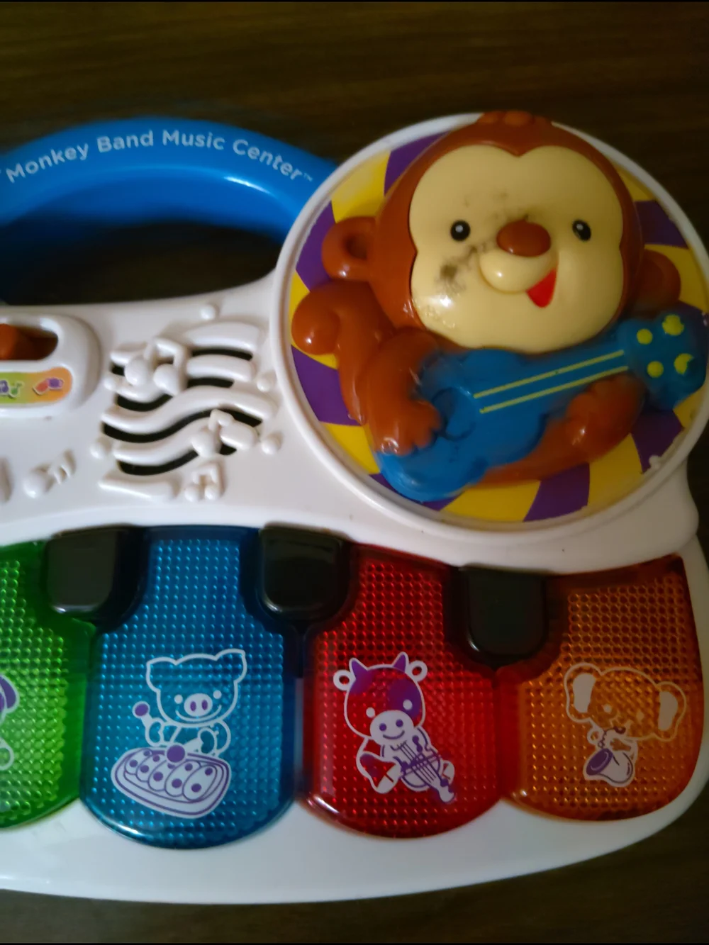 VTEC - Monkey Band Music Center - Multi-Color Kids Piano Toy